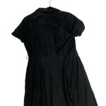 Quince  Women's 100% European Linen Button Front Dress Size Medium Photo 3