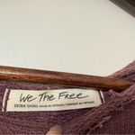 We The Free Purple Cropped Sweatshirt Raw Hem Boxy Fit XS Photo 1