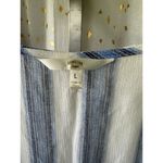 Hawaiian Tropic Stripe Faux Wrap Shoulder Cutouts Swim Cover Up Romper L Photo 6