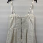 Reformation  Lakia Tweed Midi Dress in Ivory Size 10 Photo 7