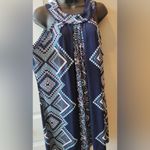 Three Pink Hearts Halter Top Sleeveless Dress Summer Women’s Short Dress Large Photo 1