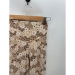 Aerie Offline Brown Cream Microfloral Hi-Rise Leggings Soft Stretch Women Medium Photo 5