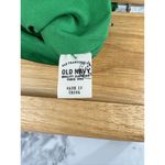 Old Navy Vintage Women Wooden Hinged Clutch Purse Green White Floral Canvas Tiki Photo 5