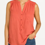 The Limited  Coral Sleeveless Women's Top Photo 0