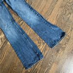 ZARA high waisted mini flare rigid denim jean pants size 4, 25” Jean Photo 2
