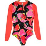 Maaji  Triton One-Piece Swimsuit Zip Neck Long Sleeve Reversible‎ M NWT Photo 2