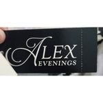 Alex Evenings  Women Sheer Floral Print Layered Blouse Top Size L MSRP $119 Photo 2