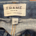 frame denim Frame‎ Denim Le Crop Mini Boot Distressed Jeans Medium Wash Size 28 Photo 4