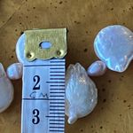 Freshwater Coin Pearl Necklace Size 18 Photo 5