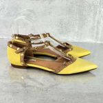 Halogen D'Orsay Women's 6M Flats Pointed Toe Yellow Gold Photo 2