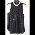 Etcetera | black sleeveless blouse beaded neckline Photo 1