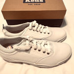 Keds  Tennis Shoes Womens 7W Casual Sneakers White Leather Lace Up WH24454M Photo 0