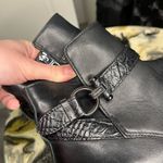 Coach  Paulina Leather Boot Snakeskin Embossed Photo 3