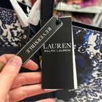 Ralph Lauren Floral Reversible Tote Purse Summer Navy Blue Floral + Wristlet NWT Photo 1