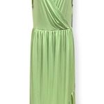 Love Scarlett Kiwi Sleeveless Maxi Wrap Dress Large Green Photo 10