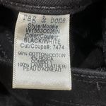 Rag and Bone  For Intermix Black White Leather Piping Jean Legging Size 26 Photo 6