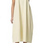 Uniqlo Jersey Balloon Dress Cream NWT XS Photo 0