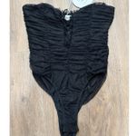 Oh Polly Black Elysia Bodysuit Bandeau Bodysuit Women's Size 6 NEW Photo 1