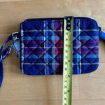 Vera Bradley Clip & Zip Mini Pouch Wristlet, Tartan Plaid, Navy, Red, Green Photo 7