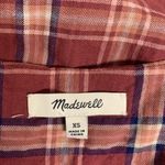 Madewell  v neck button down stratfield plaid Photo 5