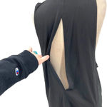 Carbon38 Muscle Tank Top Crewneck Cut Out Back Black Workout Gym Size Medium Photo 6