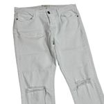 Current/Elliott  The High Waist Stiletto Jeans 2 Year Destroy Stretch White 31 Photo 2