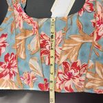 Band of Gypsies  Blue and Red Floral Boho Crop Top Size Large NWT Blue Crop Top Photo 10