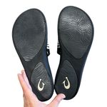 OluKai Slides Women’s Size 11 Black White Punua 'Olu Slip On Sandals Summer Photo 9