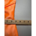 ZARA  NWT Orange Slip Mini Dress Large Spaghetti Strap Backless Party HoCo Skimpy Photo 7