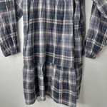 Universal Threads Universal Thread S Plaid Mini Dress Long Sleeved in Blue Photo 3