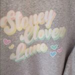 Stoney Clover Lane NWT  crewneck grey sweatshirt small Photo 2