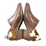 Yellow Box Booties Size 7.5 Brown Leather Cow Hair NEW Western Shooties Ankle Photo 3