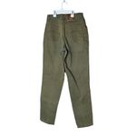 Vintage AMI Green Straight Jeans Size 6‎ Photo 4