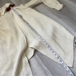 Polo Ralph Lauren Wrap Sweater knit open buckle womens Cream (medium) heavy chic Photo 7