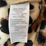 J.Crew  Vintage XS Leopard Print Fleece Pullover Excellent Condition Snap Pockets Photo 2