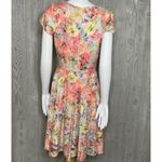 Livia clue floral spring midi fit and flare summer spring wedding dress size 38 Pink Photo 6