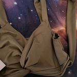 Run The World Nation Womens Brown Strappy Bra Crop Top S Small Bust 30” 32” NWT Tan Photo 2