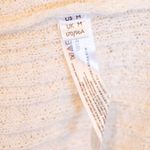 Free People Beach Riding Waves Cotton Blend Knit Stretch Button Sweater Dress M Photo 2