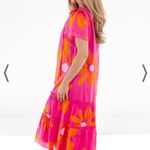 Impeccable Pig J Marie pink orange floral dress Photo 2