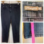 J. McLaughlin  Jeans Womens 10 Minimalist Close Staples Preppy Stretch Black Denim Photo 1