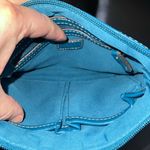 CHAPS Teal Turquoise Green Vegan Leather  Crossbody Bag Clutch Embellishment Photo 5