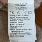 S&C 100% Cashmere Open Knit Mixed Media Unique Cream Cardigan Sweater M Bohemian Size M Photo 12