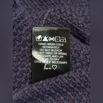 Nic+Zoe  Ribbon Trim Fringe Mix Knit Blazer Women's Dark Indigo Long Sleeve NWOT Photo 7