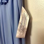Dress the Population Athena Halter Neck Gown in Periwinkle Size Small Photo 4