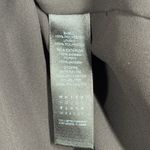 White House | Black Market Blouse Sheer Long Sleeve Ruffle Neck Neutral Black 4 Photo 6