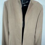 Ann Taylor Vintage Tan Formal 100% Silk Jacket Dress Size 10 EUC Photo 6