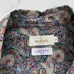 Morris Lady Liberty print Paisley blouse Sz 36 Countryside chic Feminine Shirt Photo 2