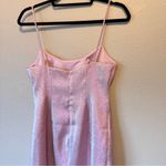 White Fox Boutique  Pink Sparkle Mini Dress Womens S Flashing Lights Baddie Y2K Photo 3