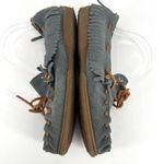 Minnetonka Southwestern Fringe Size 8.5/ 9.5 Suede Moccasins Loafers Hard Sole Photo 4