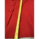 Kasper VTG ASL Women's Suit Jacket Blazer Skirt Sz 8 Red Buttons 2 Piece EUC Photo 5